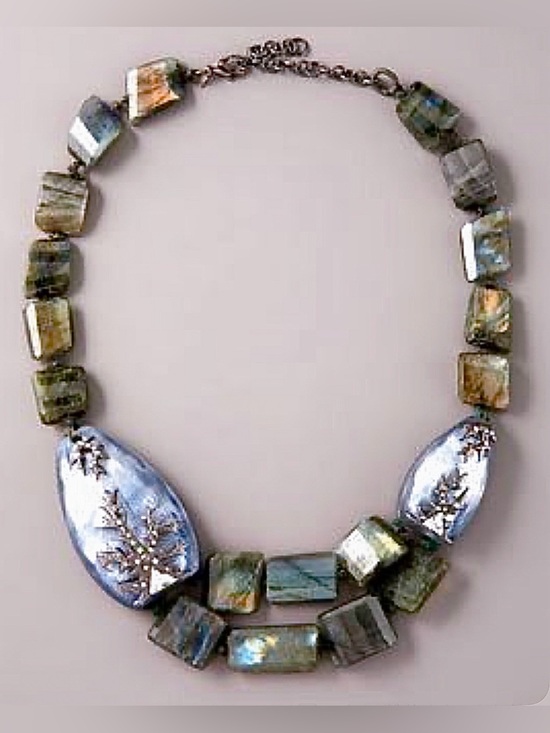 Alexis Bittar Jewelry - ALEXIS BITTAR Labradorite Torsade Bib Necklace
